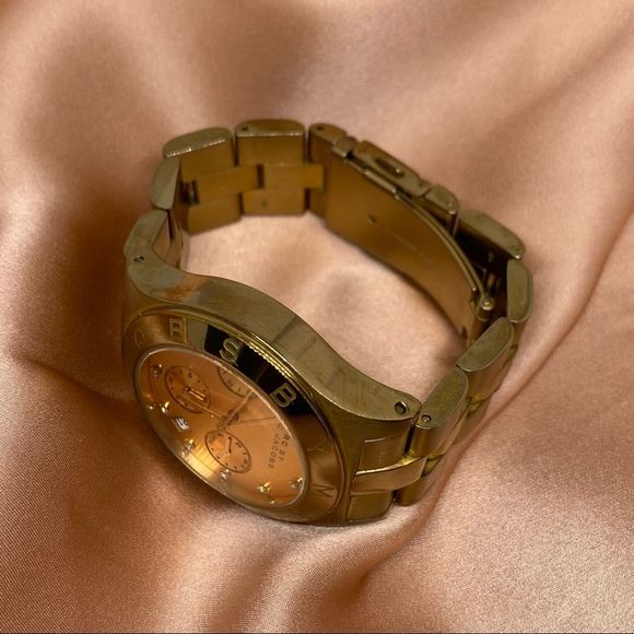 Marc Jacobs 5ATM Diamond Markers Rose Gold Watch - Picture 9 of 11